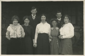Teaching staff at West Burnaby School, [between 1906 and 1910] thumbnail