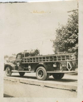 Burnaby Fire Department fire truck no. 1, [after 1942] thumbnail