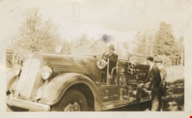 Lynden Fire Department fire truck, [194-?] thumbnail
