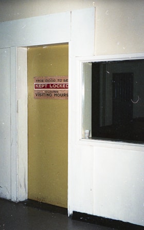 Visitation area inside Oakalla Prison, 1991 thumbnail