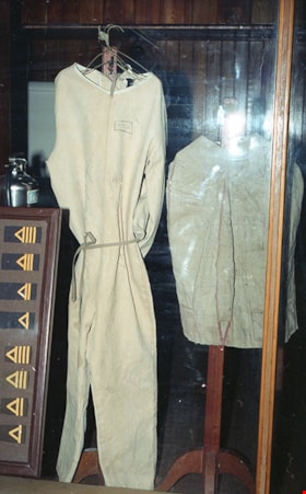 Inmates' clothing on display inside Oakalla, 1991 thumbnail