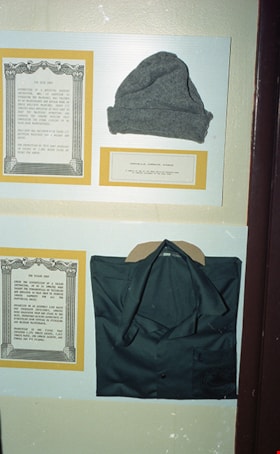 Inmates' clothing on display inside Oakalla, 1991 thumbnail