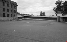 West wing and west wing yard of Oakalla Prison, 1991 thumbnail