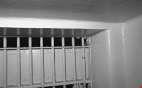 Inside view of bars in death row cell number 3, 1991 thumbnail