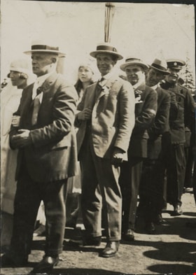 Escorts at Burnaby's first May Day, May 1925 thumbnail