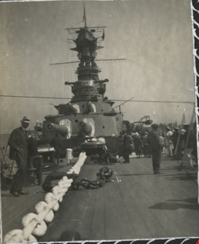Civilians aboard Royal Navy battleship, [192-] thumbnail