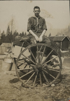 Boy Scout from New Westminster Boy Scout troop, [192-] thumbnail