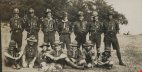 Leaders and Seconds at New Westminster District Boy Scout Camp, Aug. 1925 thumbnail