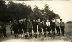 Boys Scouts at New Westminster District Boy Scout Camp, Aug. 1925 thumbnail