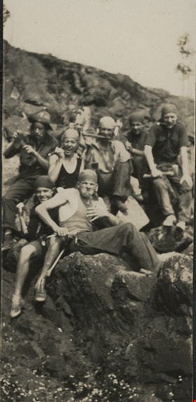 Boy Scouts acting like pirates, Aug. 1925 thumbnail