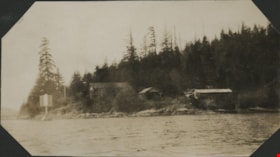 Buildings on shore of Burrard Inlet, 1926 thumbnail