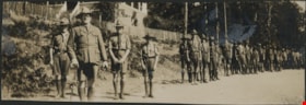 Boy Scouts on road at Granthams Landing, Aug. 1926 thumbnail