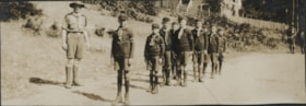 Boy Scouts on road at Granthams Landing, Aug. 1926 thumbnail