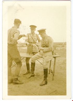 Three men in uniform, 1937 thumbnail