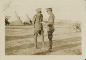 Neil English and Crichton Hawkshaw at Sarcee, 1936 thumbnail