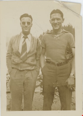 Crichton and Jack in Deep Cove, 27 Jun. 1937 thumbnail