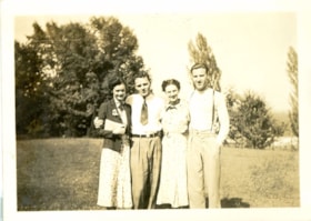 Wilma, Colin, Kay and Crichton, July 25, 1937 thumbnail
