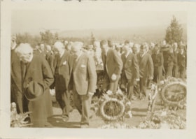Pallbearers and procession in Masonic Cemetery, 1937 thumbnail