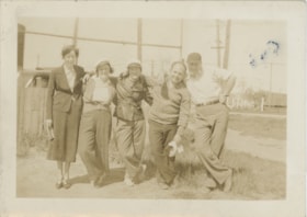 Five people standing together, [1937] thumbnail