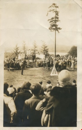 May Day Ceremony at Robert Burnaby Park, May 1932 thumbnail