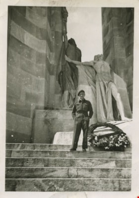 At the Vimy monument, [1945] thumbnail
