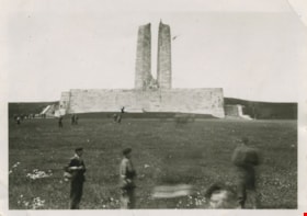At Vimy Ridge monument, 1945 thumbnail