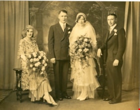John and Francis Rumble's wedding party, March 9, 1939 (date of original) thumbnail