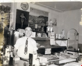 Harry Royle at Harry's confectionery store, [1961] thumbnail