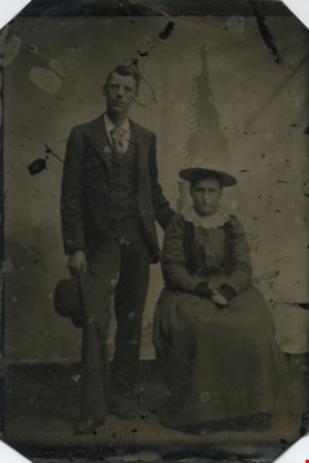 Unidentified couple, [186-] thumbnail