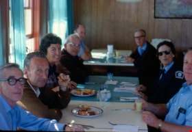 Bus drivers seated at a table, 1973 thumbnail