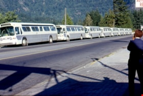 Buses on the road, 1973 thumbnail
