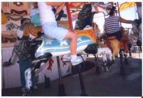Riding on C.W. Parker no. 119 carousel at Playland, August 22, 1988 thumbnail