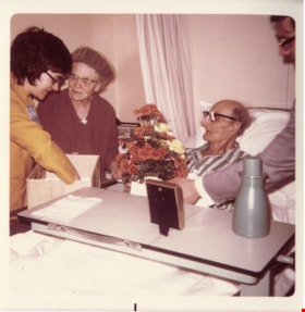 Burnaby pioneer at George Derby hospital, 16 May 1971 thumbnail