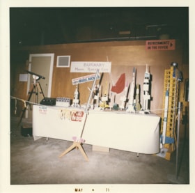 Burnaby Model Rocket Club display, May 1971 thumbnail
