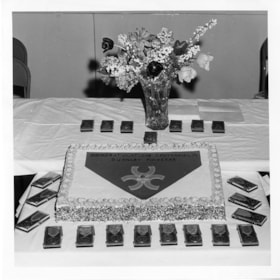 Burnaby Pioneers' cake and medallions, 9 May 1971 thumbnail