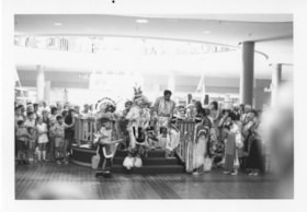 Indigenous dancers at Brentwood mall, 1971 thumbnail