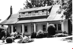 Elworth House with Centennial '71 banner, 1971 thumbnail