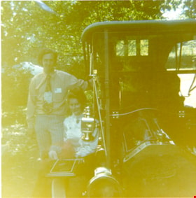 Antique vehicle on Heritage Village site, 1971 thumbnail