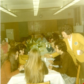 Burnaby Centennial '71 Committee at table, [1971] thumbnail