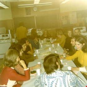 Burnaby Centennial '71 Committee at table, [1971] thumbnail
