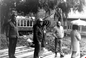 People at Heritage Village site during construction, [1971] thumbnail