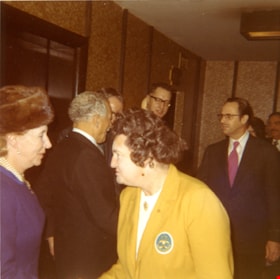 Norah Willis Michener and Governor General Roland Michener at civic luncheon, 19 November 1971 thumbnail
