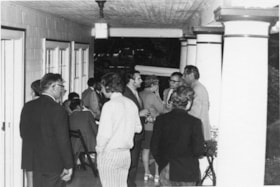 Guests at reception at Elworth house, [August 1971] thumbnail