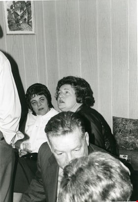 Rose Bancroft and guests at a party, [1971] thumbnail