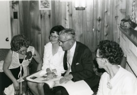 Burnaby Centennial '71 Committee members and guests at a party, [1971] thumbnail