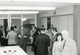 Burnaby Centennial '71 Committee members, guests and officials at a reception, [1971] thumbnail