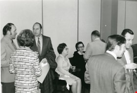 Burnaby Centennial '71 Committee members, guests and officials at a reception, [1971] thumbnail