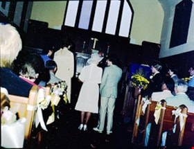 Wedding at Willingdon United Church, [1982] thumbnail