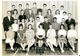 Grade 7, Division 1 class at Douglas Road Elementary School, [1962-1963] thumbnail