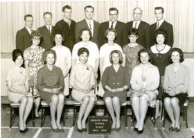Staff at Douglas Road Elementary School, [1964-1965] thumbnail